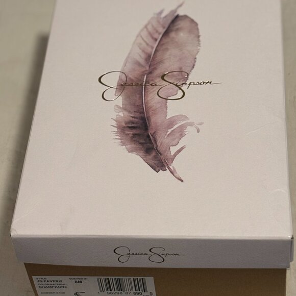 Jessica Simpson JS-Paveri2 Champagne Rhinestone Heels Size 8M NWT Unworn - Picture 15 of 15